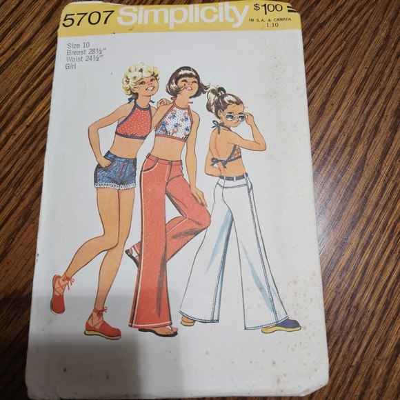 Simplicity Girls Vintage Sewing Pattern Lot - Picture 3 of 7